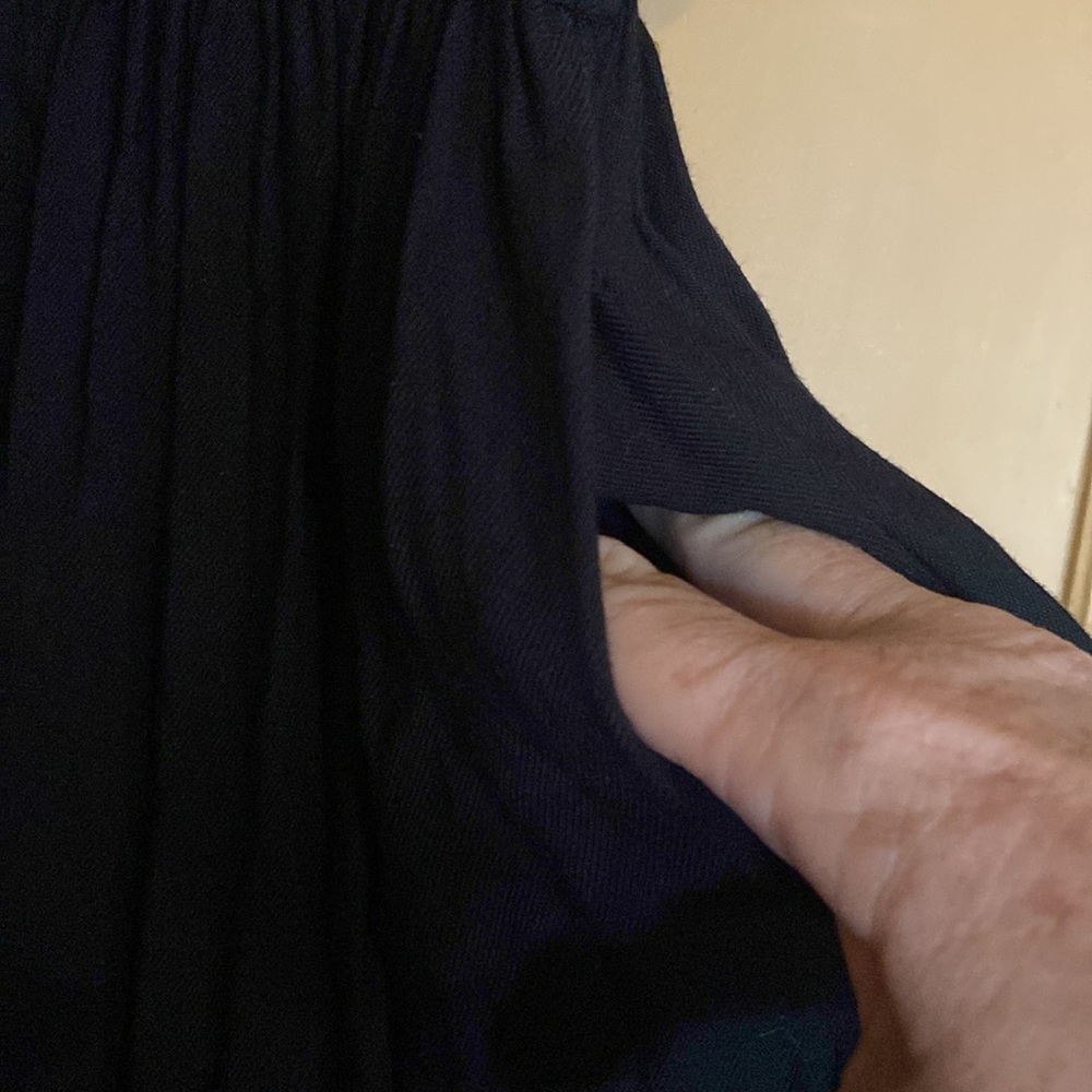 DONATED Solitaire Black Midi Dress with Vibrant Embroidery - Picture 4 of 9